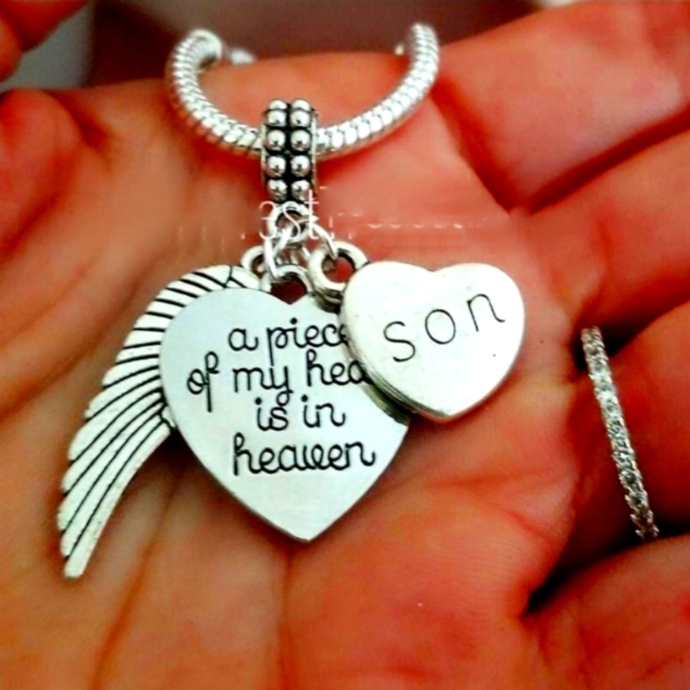 Son memorial charm for Pandora